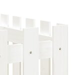 vidaXL Lit surélevé de jardin design de clôture 200x50x70cm pin massif