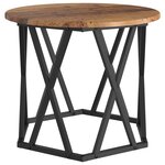 2 Tables d'appoint empilables vidaXL en bois vieilli et bois reconstitué