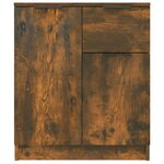 vidaXL Buffet Chêne fumé 60x30x70 cm Bois d'ingénierie