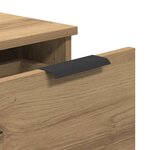 vidaXL Buffet chêne artisanal 30x30x70 cm bois d'ingénierie