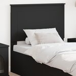 vidaXL Tête de lit Chêne noir 80 cm Bois d'ingénierie