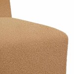 vidaXL Unité de Sofa Modulaire Sans Accoudoirs 3 Pièces Beige