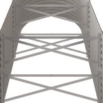 vidaXL Lit surélevé de jardin Acier galvanisé marron