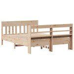 vidaXL Cadre de lit sans matelas 160x200 cm bois massif de pin