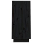 vidaXL Armoire console Noir 60x34x75 cm Bois de pin solide