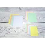 Étui de 100 fiches bristol quadrillé 5x5 perforé 148x210mm Couleurs assorties EXACOMPTA