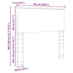 vidaXL Tête de lit Chêne artisanal 90 cm Bois d'ingénierie