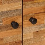 vidaXL Buffet de Rangement Marron 60 x 33 x 75 cm