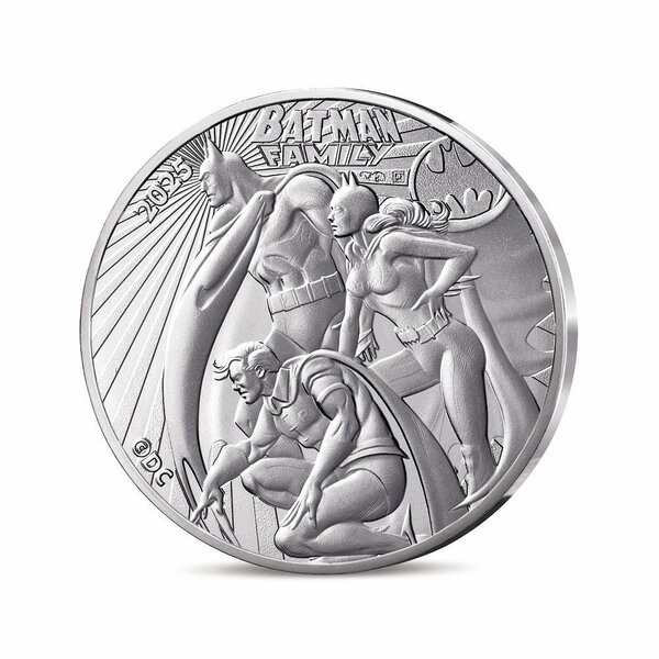 DC COMICS Monnaie de 10€ Argent BATMAN FAMILY