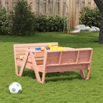 vidaXL Table de pique-nique pour enfants bois massif de douglas