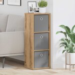 vidaXL Buffet Chêne artisanal 30 5 x 27 x 84 5 cm