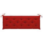Vidaxl banc d'angle de jardin avec coussins 150cm bois d'acacia massif