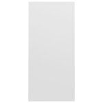 vidaXL Bureau d'ordinateur portable blanc bois d'ingénierie