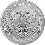 Pièce de monnaie en Argent 5 Mark g 31.1 (1 oz) Millésime 2025 GERMANIA