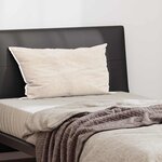 vidaXL Oreiller Blanc Mélange de 105gsm 50  coton et 50  polyester