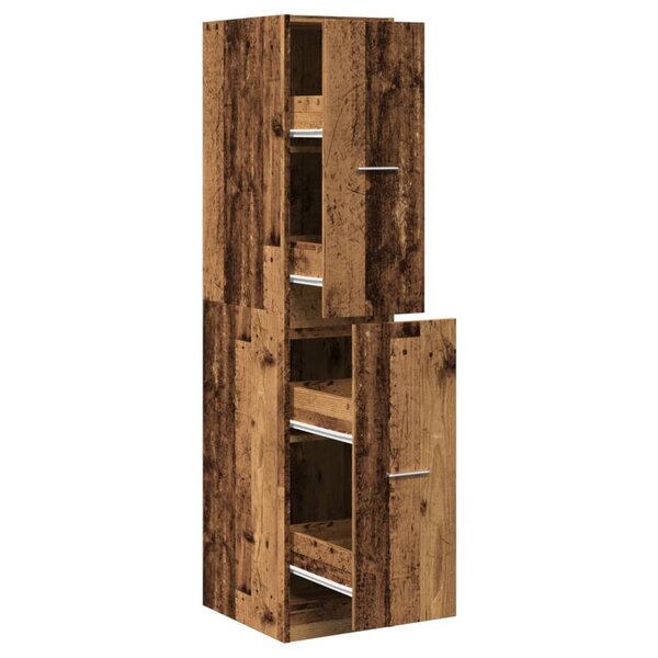vidaXL Armoire d'apothicaire vieux bois 30x41x144 5 cm bois ingénierie