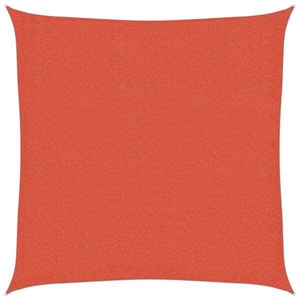 vidaXL Voile d'ombrage 160 g/m² carré terre cuite 3 6x3 6 m PEHD