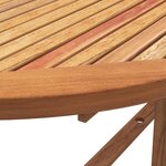 vidaXL Ensemble à manger de jardin 7Pièces bois d'acacia solide textilène