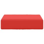 vidaXL Coussin de Siège d'Extérieur Rouge 40 x 40 x 8 cm