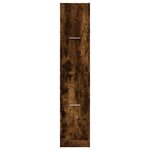 vidaXL Armoire d'apothicaire chêne fumé 30x41x144 5 cm bois ingénierie