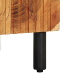 vidaXL Meuble de Lavabo de Salle de Bain avec porte Bois d'ingénierie