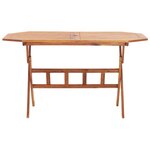 vidaXL Table pliable de jardin 135 x 85 x 75 cm Bois d'acacia massif