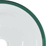 vidaXL Lavabo Verre trempé 35x12 cm Transparent