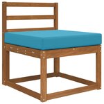 vidaXL Coussin de canapé d'extérieur Bleu royal 60 x 60 x 8 cm