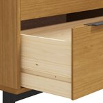 vidaXL Commode FLAM 80x40x80 cm bois de pin massif
