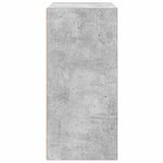 vidaXL Bibliothèque gris béton 31x24x52 cm bois d'ingénierie