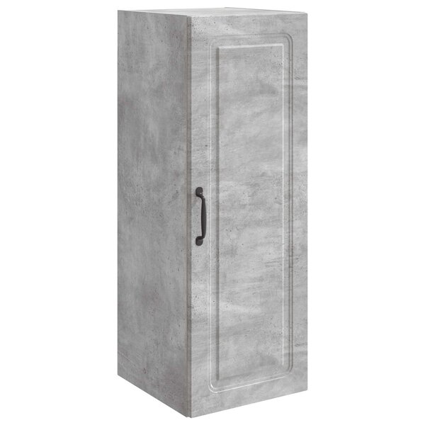 vidaXL Armoire Murale Gris béton 33 x 34 5 x 90 cm Bois d'ingénierie