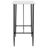 vidaXL Ensemble de bar 5 Pièces Tissu Noir