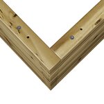 vidaXL Jardinière 70x70x68 5 cm bois de pin imprégné
