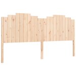 vidaXL Cadre de lit sans matelas 200x200 cm bois massif