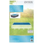 Intex Couverture solaire de piscine bleu 538x253 cm polyéthylène