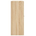vidaXL Armoire murale chêne sonoma 69 5x34x90 cm bois d'ingénierie