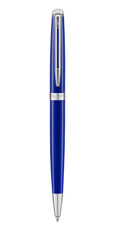 Waterman hémisphere stylo bille  bleu brillant  recharge bleue pointe moyenne  coffret cadeau