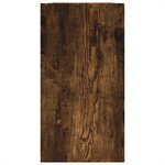 vidaXL Armoire de lavabo chêne fumé 63x29x55 cm bois d'ingénierie