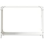 vidaXL Portant de bois chauffage blanc 90x28x65 cm
