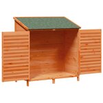 vidaXL Abri de jardin Marron 106 x 56 x 113 5 cm Bois de Sapin Massif