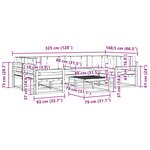 vidaXL Ensemble de canapés d'extérieur 5 pc Blanc et anthracite