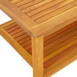 vidaXL Table basse Marron 70 x 40 x 45 cm Bois d'acacia massif
