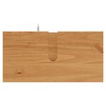 vidaXL Ensemble de mobilier de salle de bain 5 Pièces marron miel