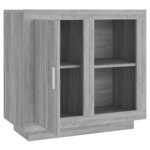 vidaXL Buffet Sonoma gris 80x40x75 cm