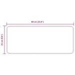 vidaXL Tapis Antidérapants pour Escaliers 15 Pièces Crème 60 x 25 cm PP