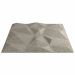 vidaXL Panneaux muraux 24 Pièces gris béton 50x50 cm XPS 6 m² losange