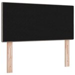 vidaXL Tête de lit LED avec des lumières à LED Taupe 90 cm Polyester