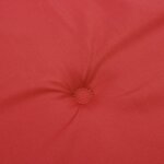 vidaXL Coussin de banc de jardin rouge 150x50x3 cm tissu oxford