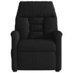 vidaXL Fauteuil de massage inclinable électrique Noir Tissu