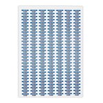 Étiquette polyester blanche mat 99 1x38 1 mm (lot de 700)